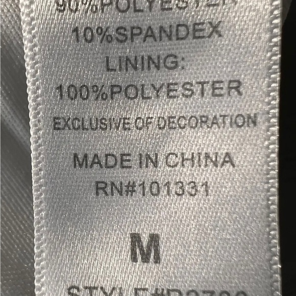 Misses Women White Reversible Sequin Tank Dress Size Medium Charlotte Russe - Picture 7 of 7